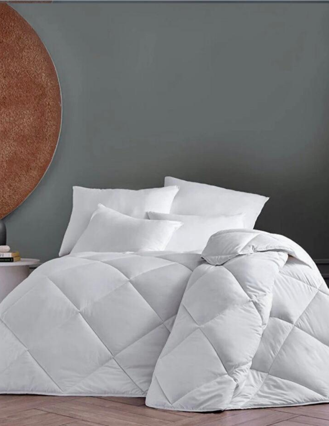 Nevresim Takımı, Yorgan, Microfiber – Dolgun Kareli