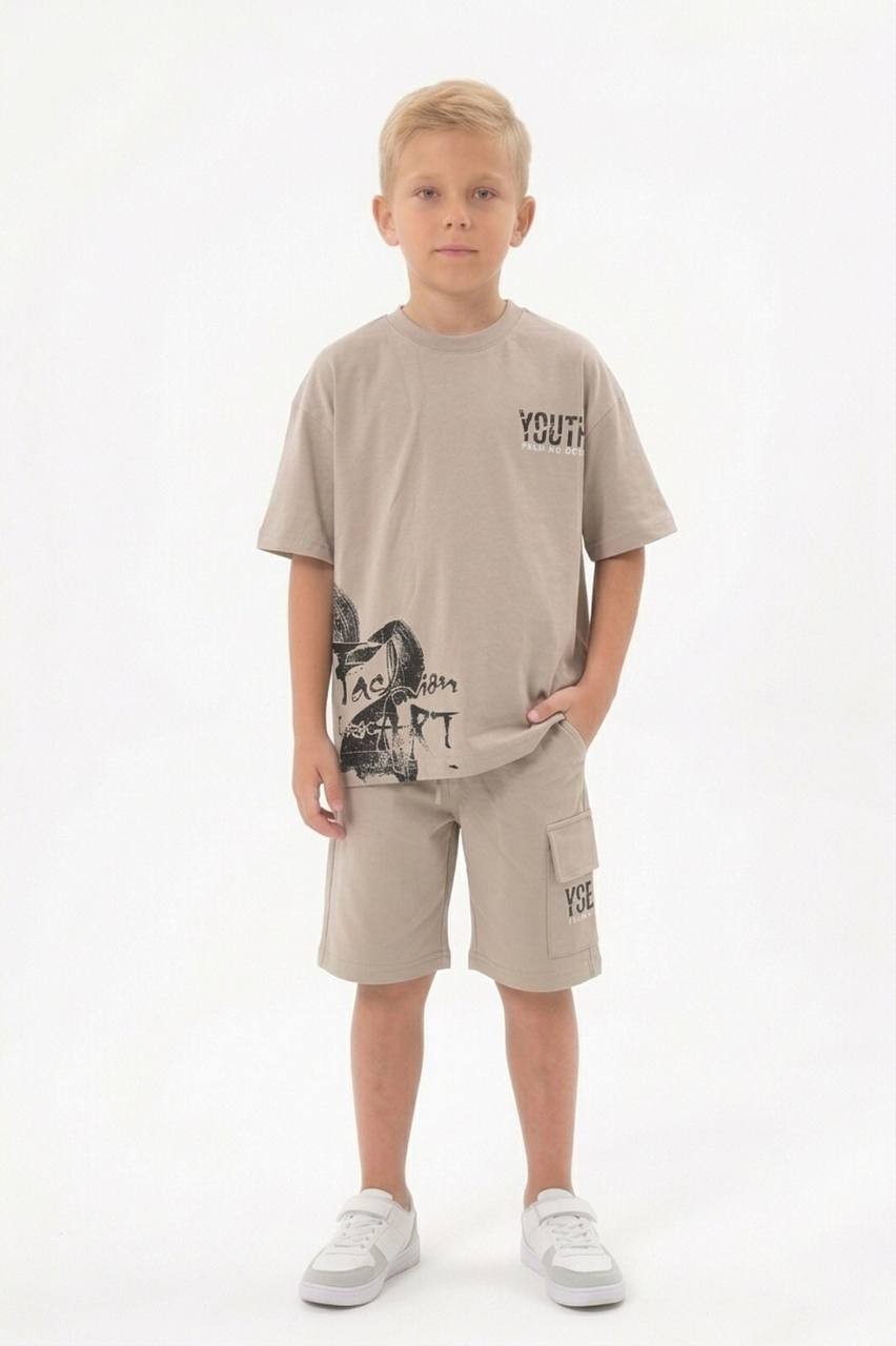 ERKEK ÇOCUK ŞORTLU TAKIM - 7045