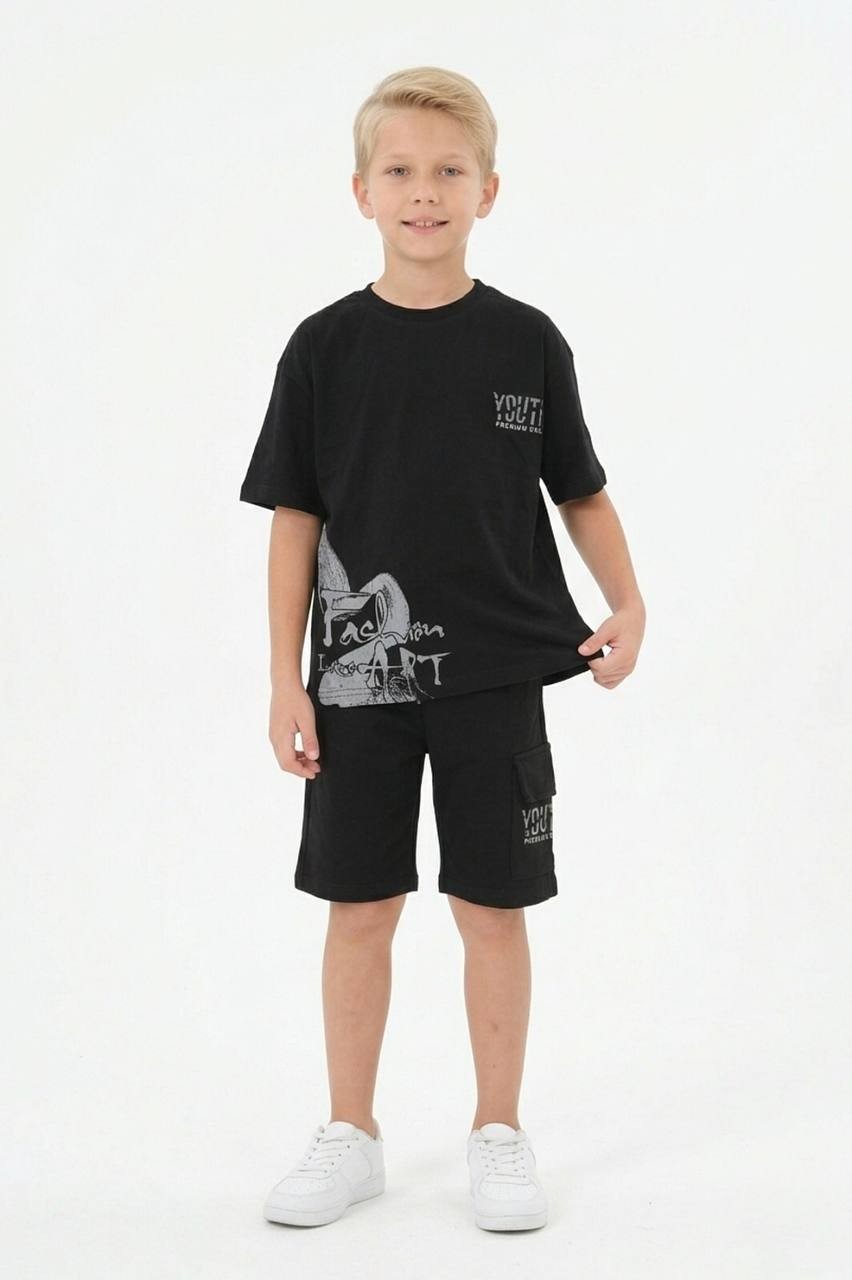 ERKEK ÇOCUK ŞORTLU TAKIM - 7045