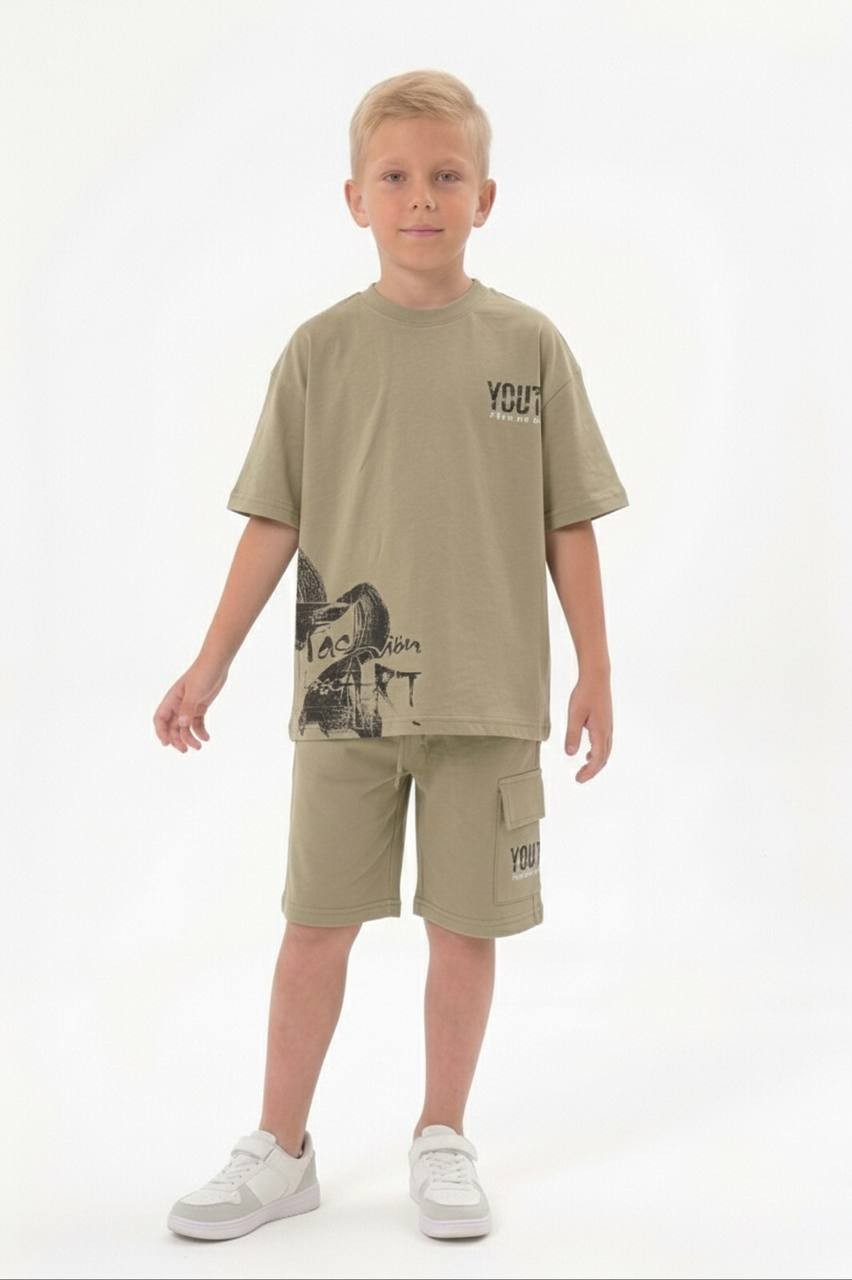 ERKEK ÇOCUK ŞORTLU TAKIM - 7045
