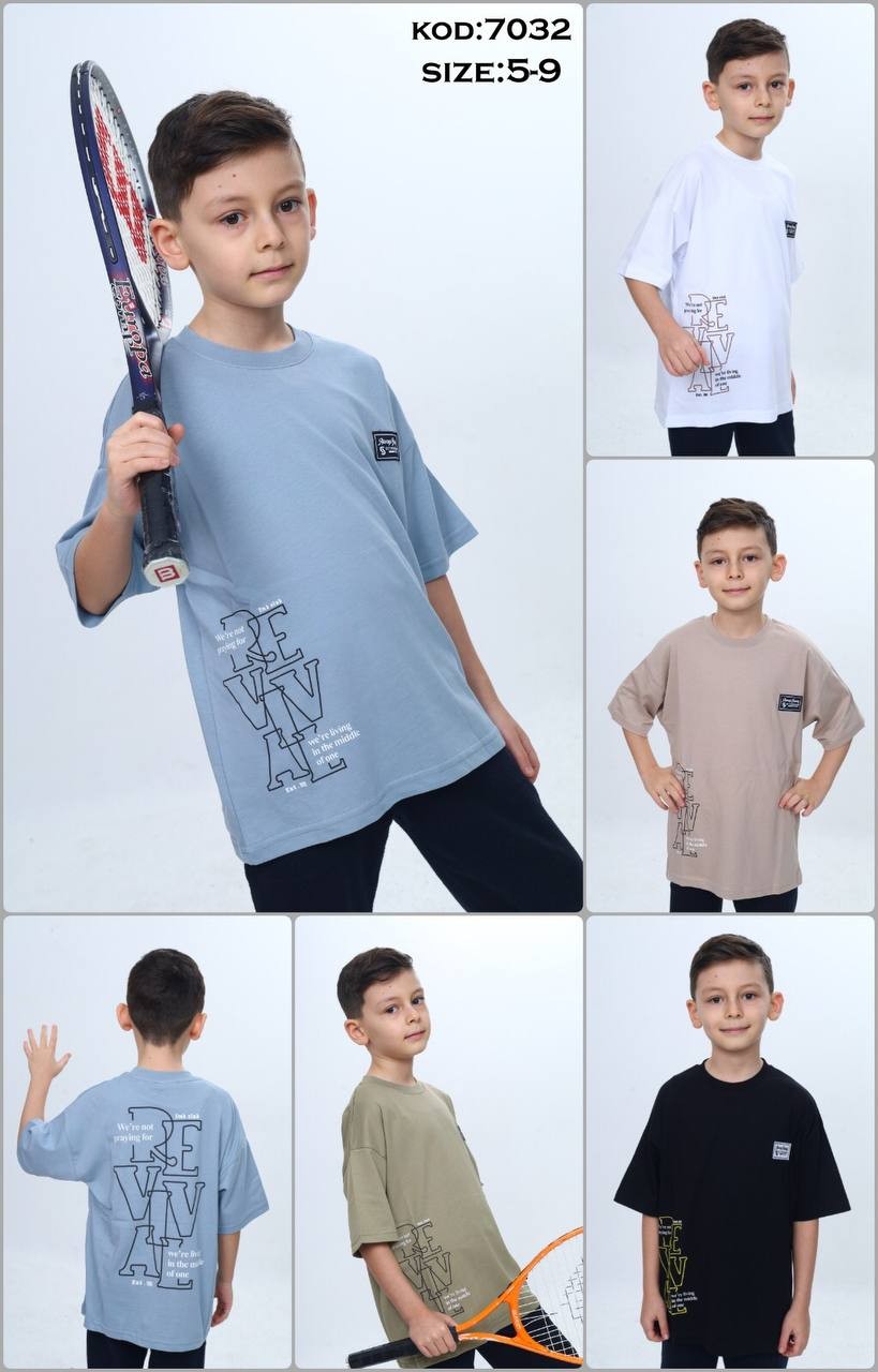 ERKEK ÇOCUK TİŞÖRT - 7032