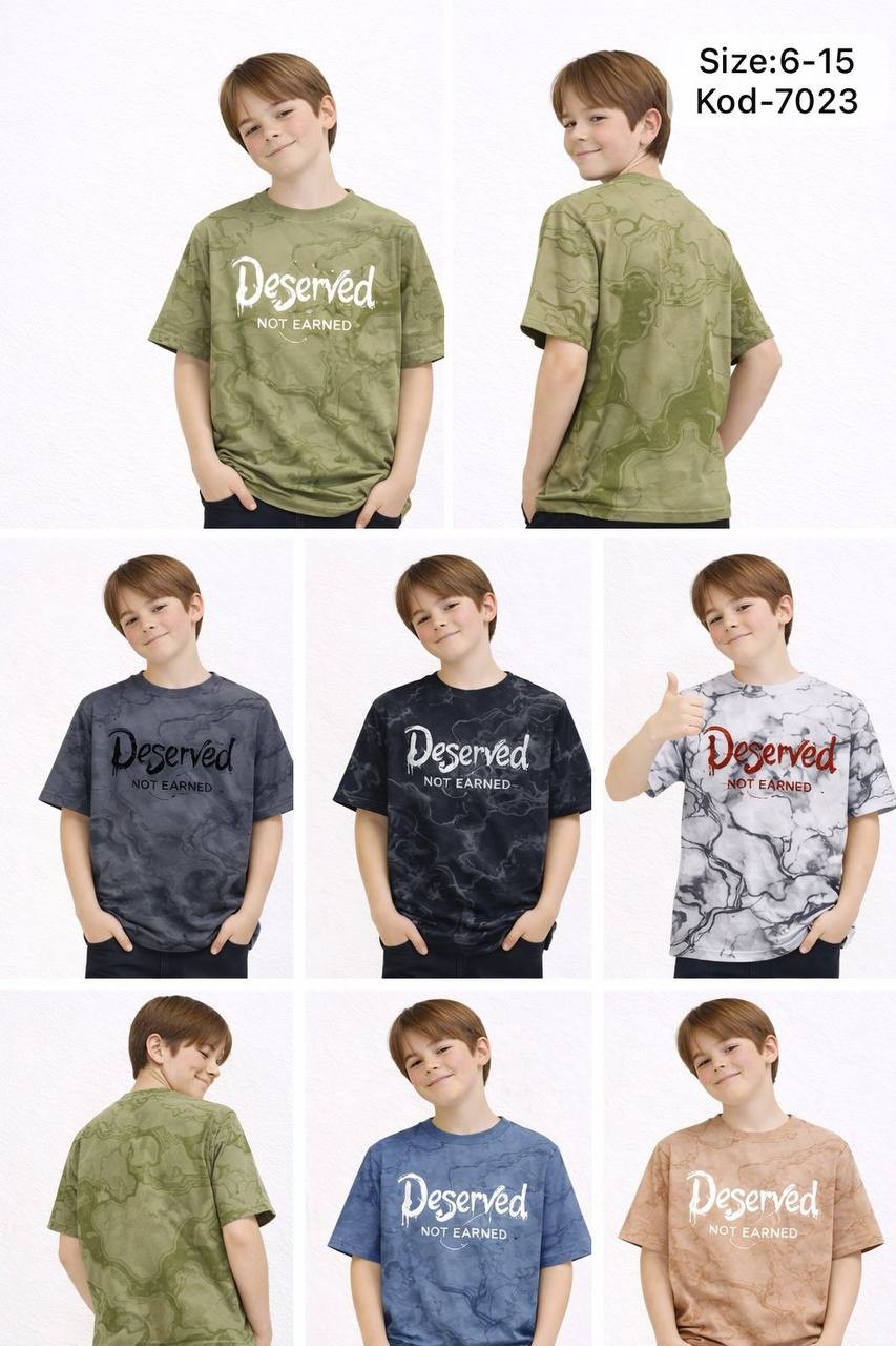 ERKEK ÇOCUK TİŞÖRT - 7023